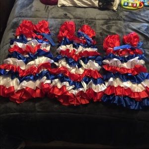 3 Girls 4th of July boutique dresses